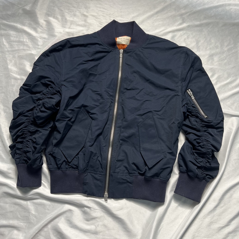 【Minor Imperfections in Stock】Dachui Independent 3Rd Navy Blue Bomber Flight Jacket