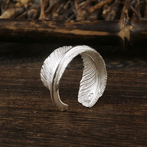 伊瓦岚 Классическое большое кольцо подходит для мужчин и женщин, серебро 925 пробы