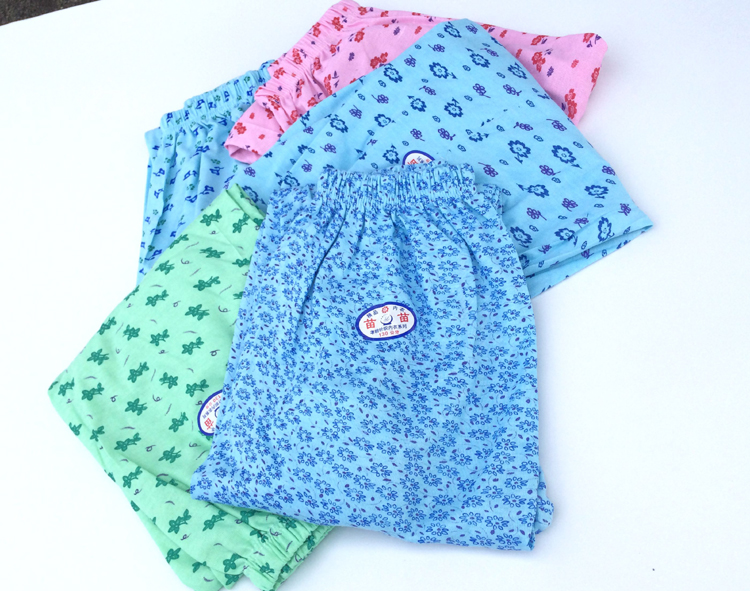 Mùa xuân và mùa thu Người cao niên trung niên Quần Nam Quần ấm Quần xà cạp Loose Polyester Cotton Cao Eo Squat Quần cỡ lớn quần dài nữ học sinh