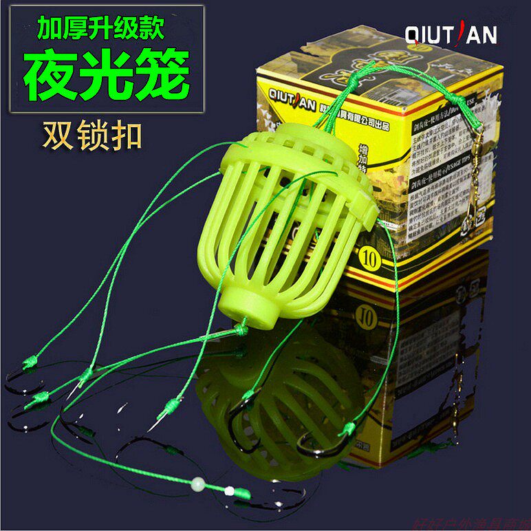Clear explosion hook hook waterfish hook hook fishing monster fishing hook pack with night-light fishing hook