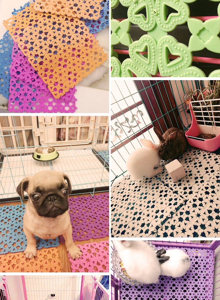 狗狗笼垫子兔子笼宠物脚垫板狗笼子垫脚垫狗脚垫子塑料兔笼垫子详情12