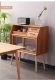 Yan Shi Bắc Âu gỗ rắn óc chó màu đen đồ nội thất gỗ anh đào sideboard hiện đại tối giản lưu trữ tủ khóa tủ trà - Buồng