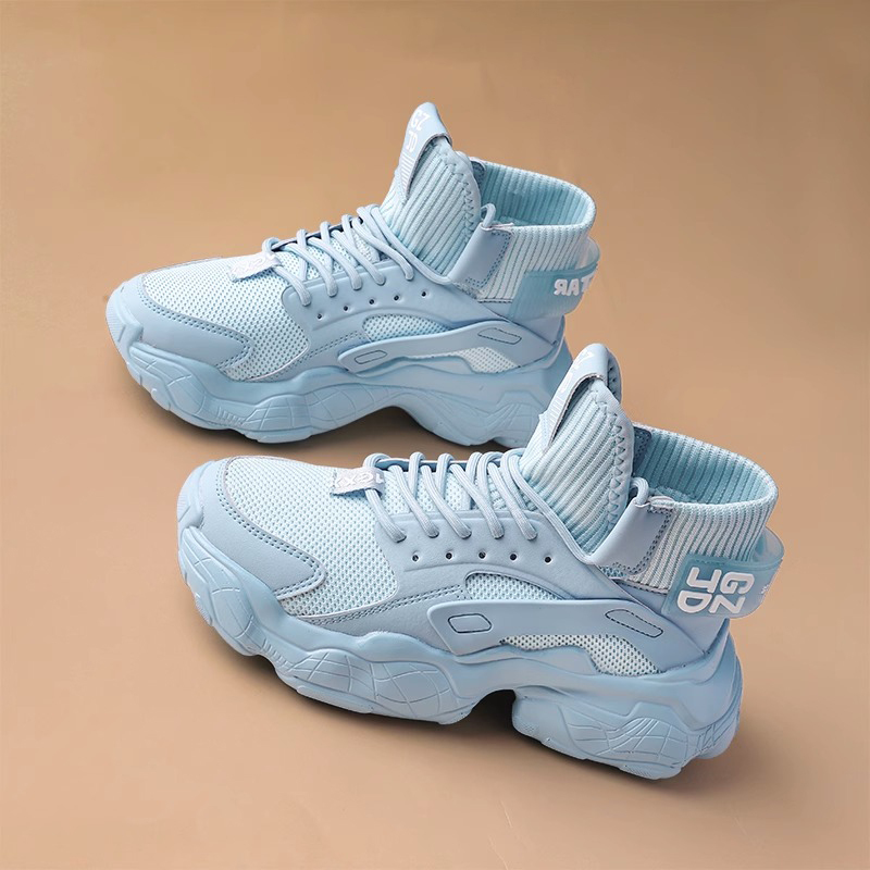 Dad Shoes for Women 2026 New Style ins Trendy Cool Makes Feet Look Smaller Versatile Spring Wear-Resistant Non-Slip Blue Street Fashion Shoes Dad Shoes for Women 2026 New Style ins Trendy Cool Makes Feet Look Smaller Versatile Spring Wear-Resistant Non-Slip Blue Street Fashion Shoes