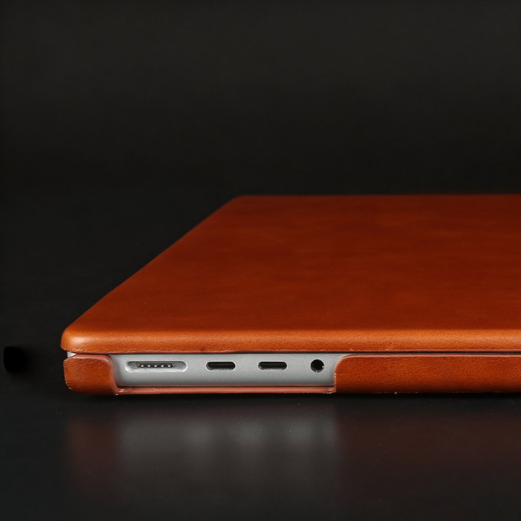 Oil Wax Genuine Leather MacBook Pro 14″, 16″ 2026 M5 M4, Macbook Air 13.6″, 15.3″M3 M2 iPhone Case
