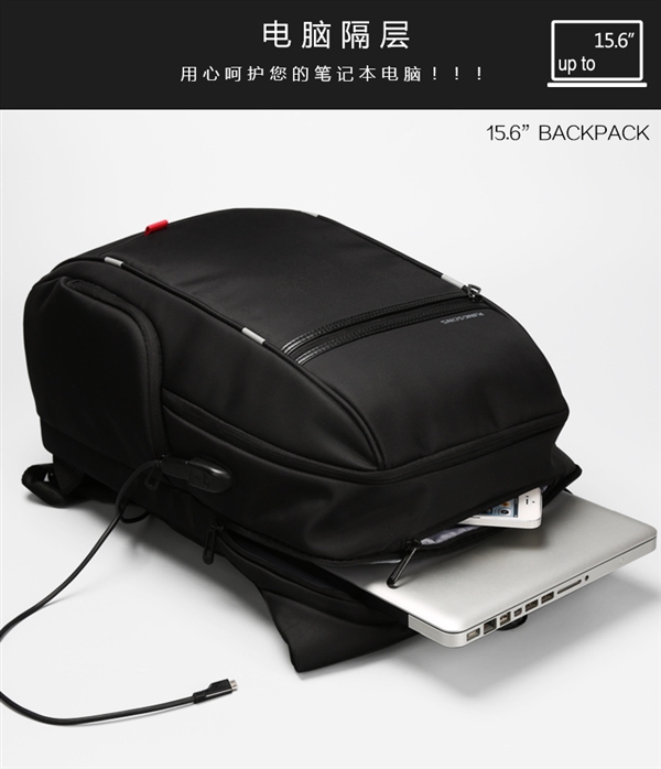 Nhà máy Jinshengsi ba lô USB sạc ba lô máy tính kinh doanh túi xách nam nữ chống trộm chống thấm nước balo tokyolife