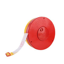 Licai warning tape warning line warning tape isolation tape full meter safety warning tape disc type warning tape (100