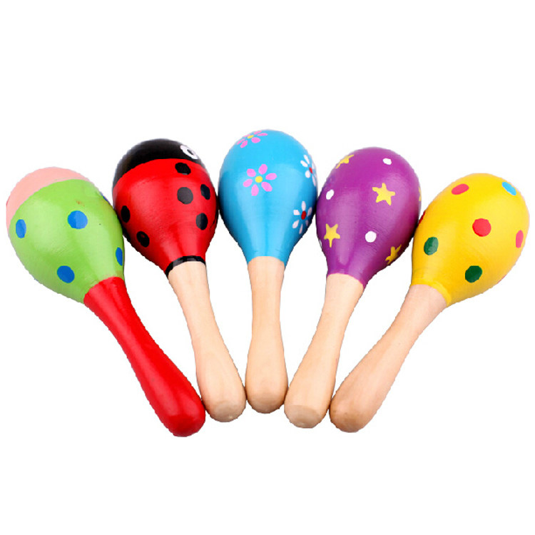 Early education infants and toddlers baby grasping training toys 0-3-6-12 months educational small sand hammer ball rattle 0-1 years old