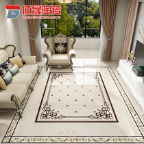 Living room parquet floor tiles modern minimalist aisle styled floor tiles Entry into the house Genguan Hotel Puzzle Tile Customised
