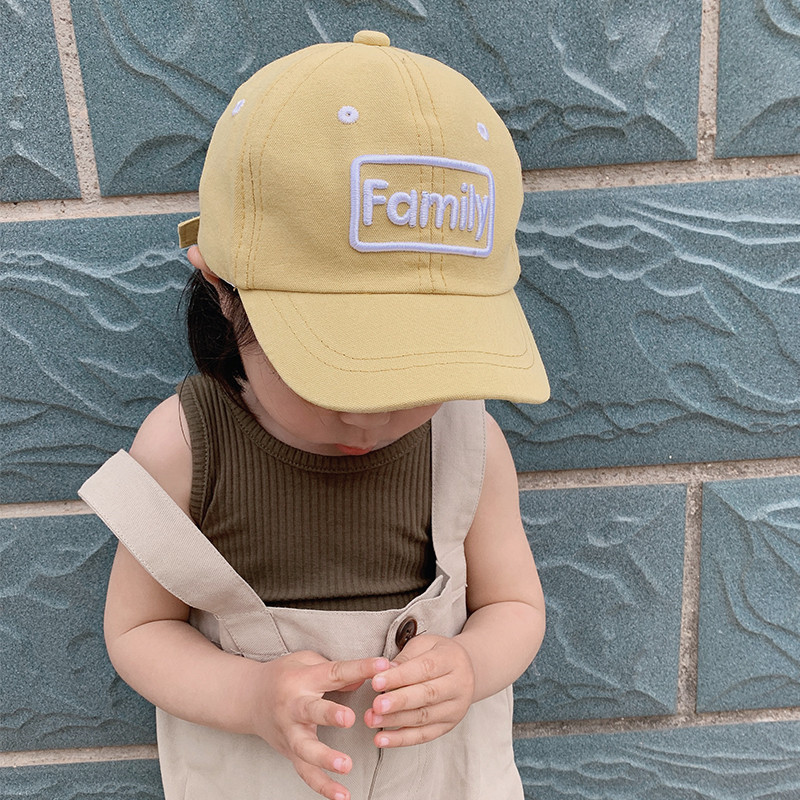 Children's baseball cap Summer Korean version girl sunhat baby sunscreen sunscreen hat boy Korea Duck Tongue Cap Tide