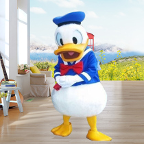 Donald duck doll costume Cartoon costume Mickey Mouse adult walking costume Mickey Minnie headgear props doll costume