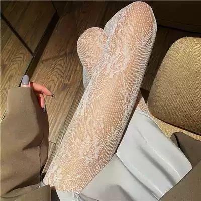 Stockings new 2021 explosive autumn white silk loolita thin sexy Loli anti hook silk leg bottom socks