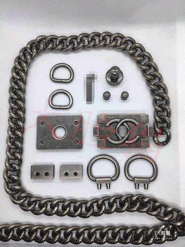 Совместимая сумка, аксессуар для сумки, медная цепь на цепочке, бретели