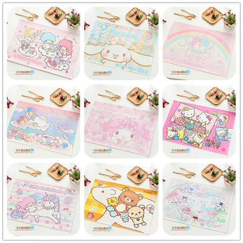 [鍙屽瓙鏄熺編涔愯拏KITTY鍑拏PU鍨矘鍦熷伐浣滄甯冮鍨崱閫氬澶氭礇鏉傝揣閾]