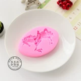 Силиконовая форма, глина, кремовая игра с едой с аксессуарами
