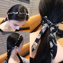 Wide-brim fabric Korean edition 2017 jewelry girl makeup head rope pressure hair ring Japanese and Korean headdress hair personality big hair hoop