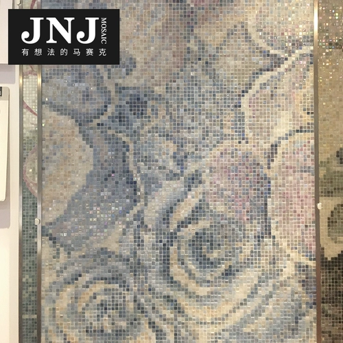 JNJ Хрустальная стеклянная мозаичная плитка фона стена стена гостиная телевизор простая современная головоломка