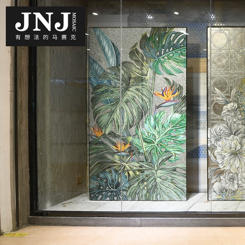 JNJ Мозаичная плитка фон стена популярность телевизионная крыльца Простая современная загадка живопись весенняя обряды хвалят
