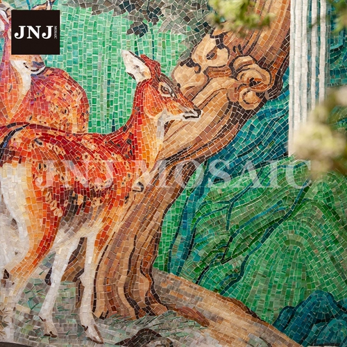 JNJ Мозаичная плитка фон стена популярность телевизионная крыльца Простая современная головоломка Разрежьте картину Yujin Biyun