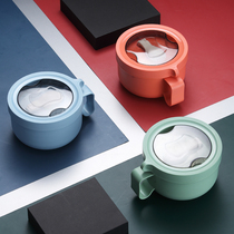 Net red instant noodle bowl Japanese cute girl with lid stainless steel lunch box student dormitory ins anti-scalding instant noodle bowl