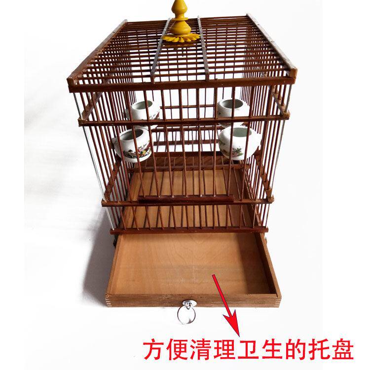 Indigo Bird Cage Bamboo Bird Cage Bezi Indigo Red Son Jade Bird Yellow Nestcage Bamboo Bird Cage Rectangular Wooded Bird Cage