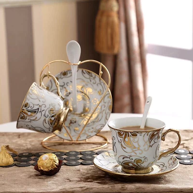 European-style ceramic coffee cup set creative high-end tea set living room household water cup mug milk cup