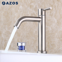 304 stainless steel basin single cold faucet stainless steel faucet porcelain basin faucet basin faucet balcony faucet