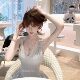 Lazy Didi Earl Corrie Elegant and classic fishbone long skirt Temperament dress suspender dress