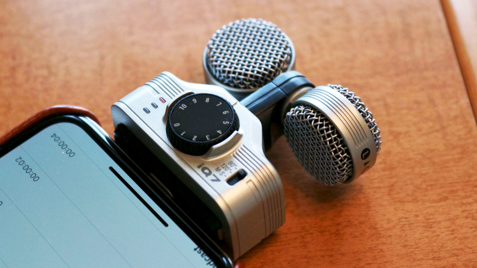 ZOOM iQ7 High quality audio stereo microphone Apple Recording microphone iPod iPhone iPad