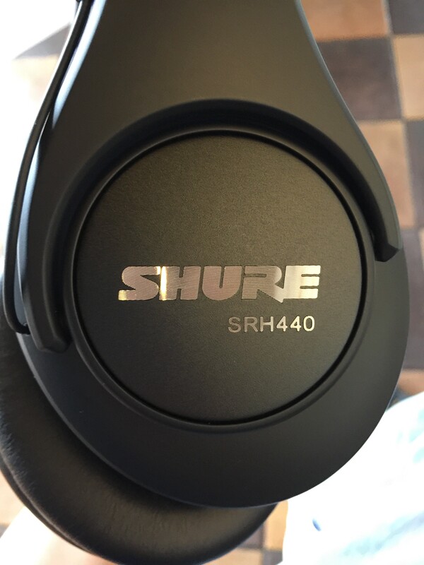 Shure Srh440 Professional Recording Hifi Audiophile Music Mobile Phone Computer Over-Ear Monitoring Headphones