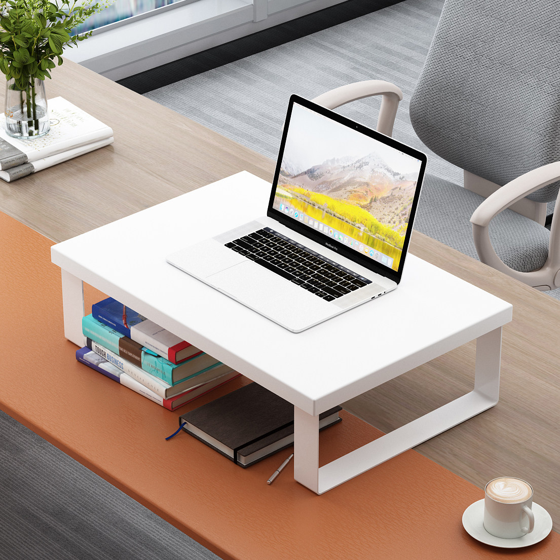 Notebook computer display screen desk surface heightening accommodating floor frame Students Dormitory Small Study Cushion OVERHEAD