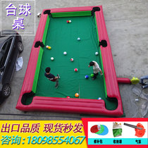 Live-action table football inflatable big billiard table inflatable foot kick billiards fun parent-child sport inflatable table football