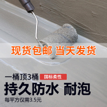 JS roof exterior wall waterproof coating fish pond leak-proof cement glue bungalow gutter plugging King toilet repair material