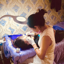 LED beauty salon special cold light floor pattern embroidery lamp Nail tattoo eyebrow lamp Magnifying glass kind of grafting eyelash shadowless lamp