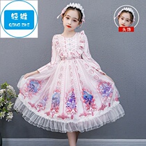 2021 lolita Skirt Girls Spring and Autumn Children lolita Fairy Dress Spring Summer Skirt lolita Male