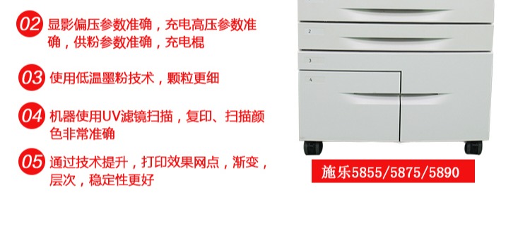 Xerox 5855 5875 Xiaofengshen 5890 5845 750I máy in đen trắng tốc độ cao a3 - Máy photocopy đa chức năng