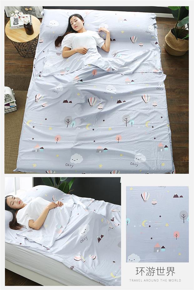 Kinh doanh xách tay túi ngủ siêu mỏng bẩn du lịch đơn giường đơn du lịch ngang qua túi ngủ bẩn khách sạn giường - Túi ngủ túi ngủ mùa đông cho người lớn