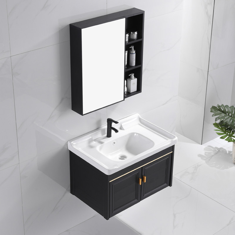 Nordic Space Aluminum Suite Baths cabinet Composition Modern minimalist washbasin Washbasin Dressing Room Wash table