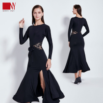 Nart Morden Dance Liondress Dress Autumn Winter New upscale Grand-swing Performance Practice Costume and Dance Tango National Label Dance