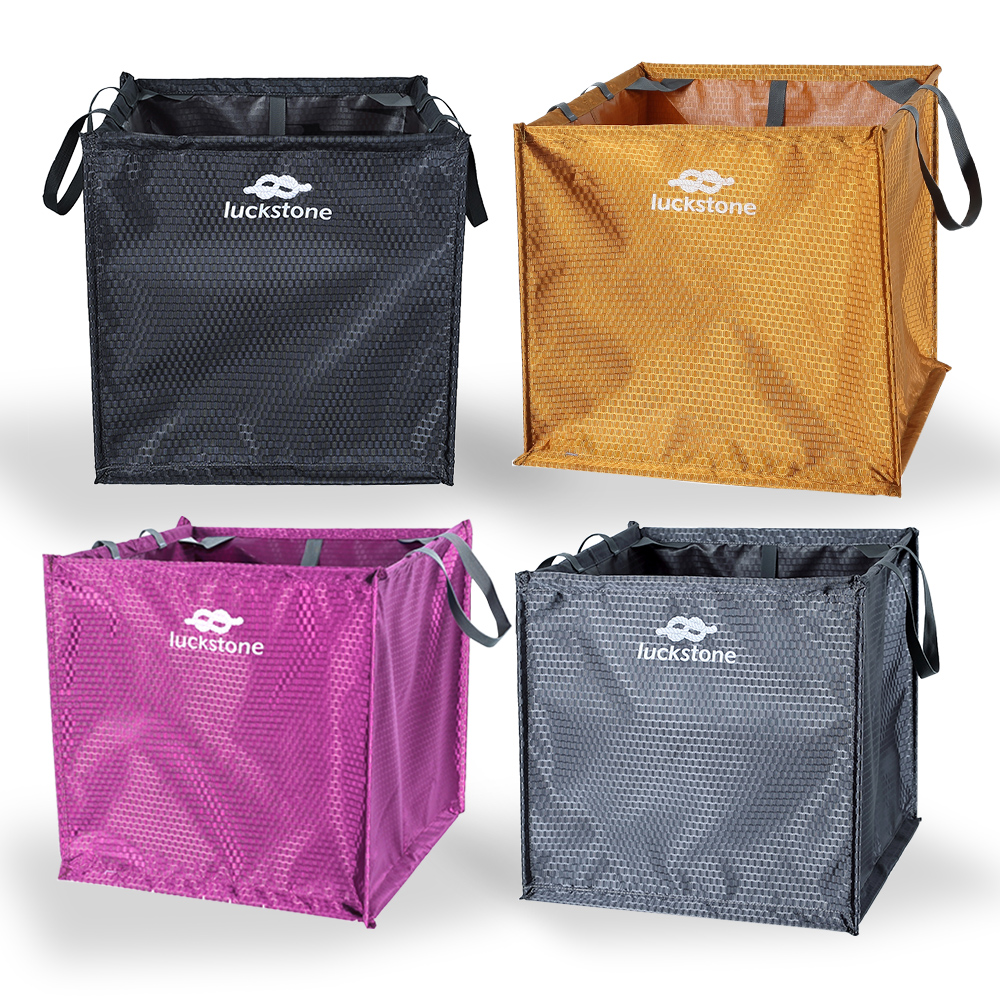 Outdoor rock climbing safety rope hanging buckle storage basket folding square rope frame climbing tool accessories storage bag
