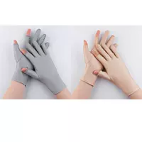 Два пальца [светло -серый+кожа] 2 дуплекс