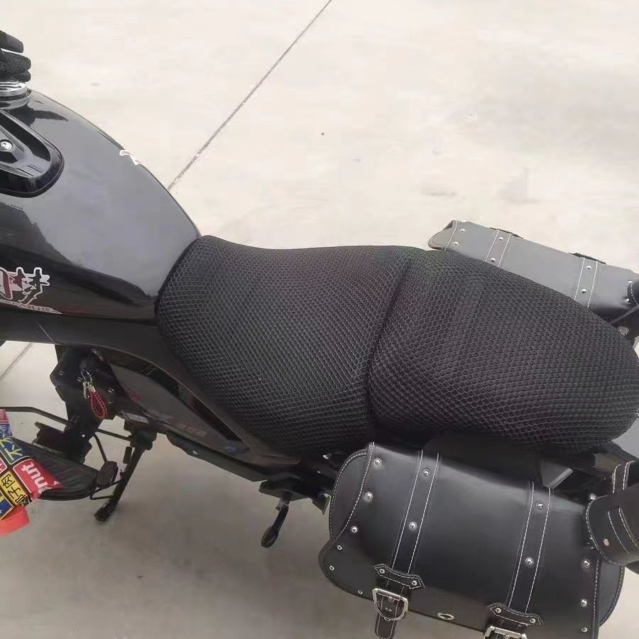 Lifan K19 LF150-14Pに適したオートバイシートカバーメッシュ厚手シートカバー日焼け止め通気性カバー