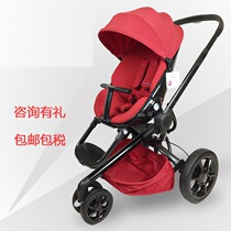 Import QUINNY MOODD two-way high landscape big wheel shock absorber sitting and lying newborn baby trolley spot