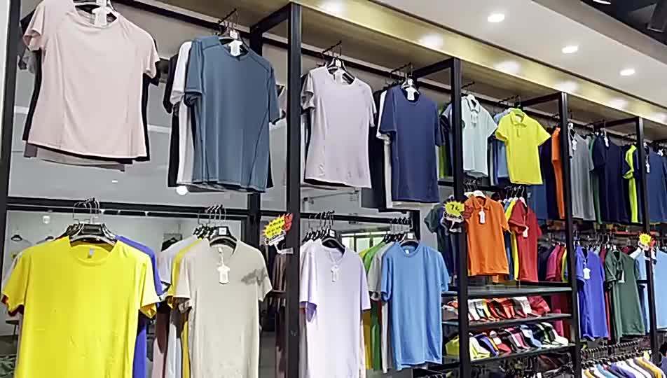 Wholesale Blank 100 Polyester Quick Dry Plain T Shirt Custom Logo