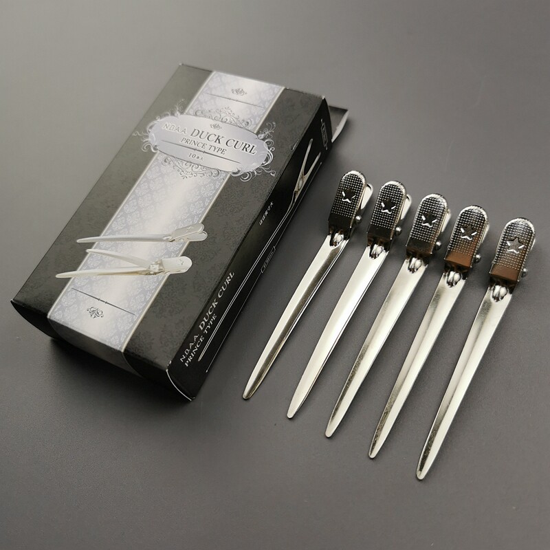 Japan's NBAA Shinui's meritocracy with original color stainless steel clip delicate BOBO head short hair cut hair clip