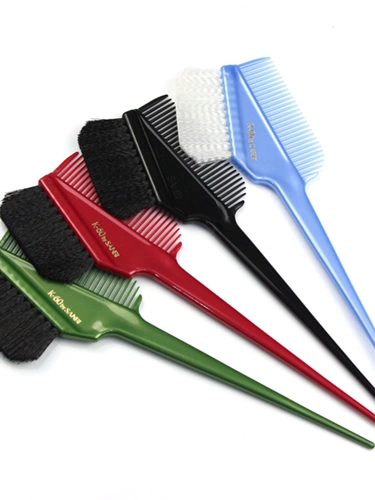 Оригинальная японская кисть для окрашивания волос Sanbi K-60 с топленым маслом, кисть для завивки и краски для волос, парикмахерская, гофрированная краска для волос, мягкая расческа