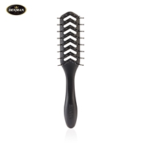 British DENMAN (Danwen) Crown D200T round handle ribs comb professional hairdressing short hair styling comb