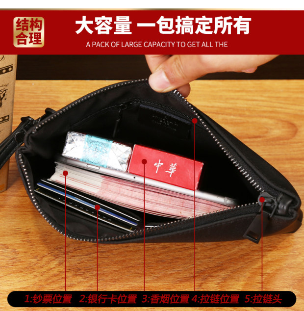 Đặc biệt cung cấp mới Oxford hoang dã vải canvas cầm tay túi xách tay dung lượng lớn thẻ túi nam túi ví túi elly