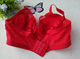 Xiaoran Spongeless Thin Bra Deep V Summer Breathable Ultra Thin Lace Adjustable Bra ສີແດງໃຫຍ່