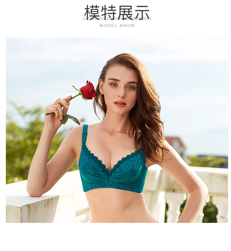 Đêm giao thừa gợi cảm tụ tập áo lót độn ngực ba bên khỏe mạnh và thoải mái áo ngực cao su ma thuật thoáng khí 9075 áo ngực bra