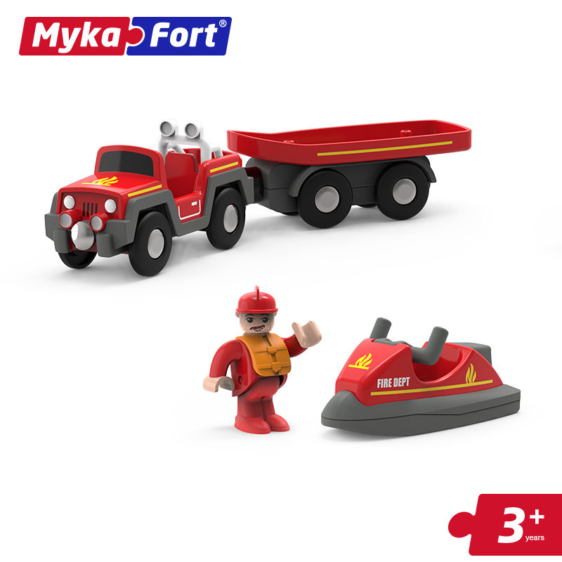 Wooden tunnel wooden magnetic rail car small train building blocks assembled rail children's educational toys wood accessories